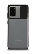 CaseWorld Samsung Galaxy S20 Plus Uyumlu Lensi Açılır Kapanır Kamera Korumalı Silikon Kılıf - 1