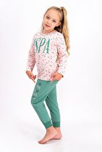 U.S. Polo Assn. Lisanslı Kız Çocuk Pijama Takımı - 2