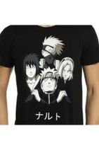 Bant Giyim Naruto Kakashi Sasuke Sakura Siyah Erkek Tişört - 3