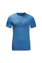 Jack Wolfskin Wolf Logo T Erkek T-shırt. - 1