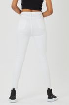 Genel Markalar Kadın Beyaz Yüksek Bel Skınny Pantolon - 4