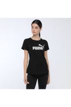 Puma ESS LOGO TEE Kadın Siyah T-Shirt 100409086 - 1
