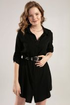 Pattaya Kadın Uzun Kollu Gömlek Elbise Y20s110-5691 - 1