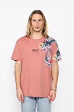 Oksit Mach1331 Flower Erkek Oversize T-shirt - 2