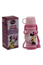 DISNEY Lisanslı Minnie Mouse Kız Çocuk Termos Suluk Matara Bardek Kapak - 4