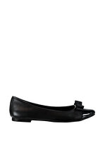 Fox Shoes Siyah Kadın Babet D726019509 - 2