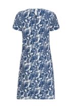 Mudo Kadın Mavi Etnik Desenli A Form Elbise 1204590 - 2