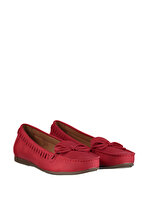 Derimod Kırmızı Kadın Loafer Ayakkabı - 5