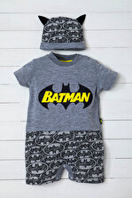 Batman Gri Erkek Bebek 2'Li Takım  / - 1