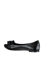 Fox Shoes Siyah Kadın Babet D726019509 - 3