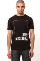 Moschino Erkek Siyah T-Shirt - 1