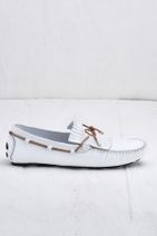 Elle Shoes TORRES Hakiki Deri Beyaz Erkek Ayakkabı - 4