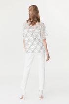İpekyol Kadın Beyaz Bluz IS1190006131 - 7