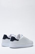 Ayakkabı Modası Beyaz Lacivert Kadın Spor Ayakkabı 1938-9-4211 - 4