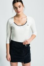 Lacoste Kadın Beyaz Sweatshirt TF0203 - 1