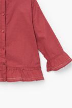 MANGO Baby Kırmızı Kız Bebek Gömlek 73097550 - 4