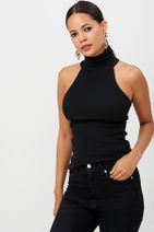 Cool & Sexy Kadın Siyah Kaşkorse Balıkçı Bluz M1037 - 4