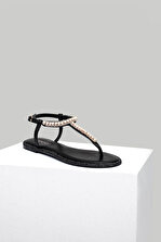 Derimod Siyah Kadın Sandalet 18SFD205440 - 1