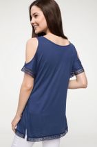 DeFacto Hamile Kadın Dantel Detaylı T-Shirt I9423Az.18Hs.In59 - 3