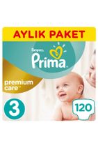 Prima Bebek Bezi Premium Care 3 Beden 120 Adet Midi Fırsat Paket - 1