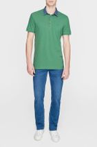 Mavi Erkek Denim Yaka Yeşil Polo T-Shirt 062685-28454 - 2