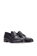 Derimod Hakiki Deri Siyah Erkek Loafer Ayakkabı - 5