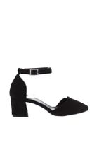 SOHO Siyah Süet Kadın Topuklu Ayakkabı 12560 - 4