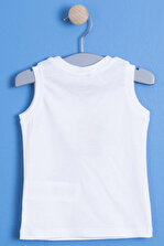 Soobe Erkek Bebek Kolsuz T-shirt Beyaz  SBCENTSRT110 - 2