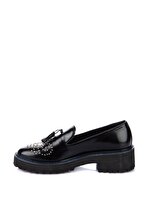 Elle Shoes Hakiki Deri Siyah Kadın Loafer - 9