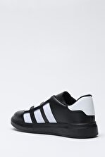 Ayakkabı Modası Siyah Beyaz 2 Kadın Spor Ayakkabı 1938-9-4210 - 4