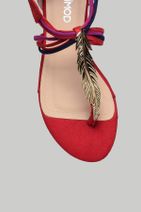 Derimod Kırmızı Kadın Sandalet 18SFE203110 - 5