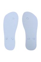 Sportive Erkek Sandalet -  Gözlük Desenli Mavi Parmak Arası Unisex Terlik - 2018042704 - 2