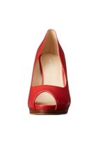 Nine West Hakiki Deri Kırmızı Kadın Topuklu Ayakkabı 25011147-1TF - 5
