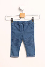 DeFacto Çivit Mavisi Erkek Bebek Erkek Bebek Elastik Belli Pantolon - 1