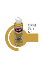 Rich Rıch Akrilik Boya 127 Oksit Sarı 120 Cc - 1