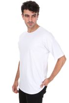 Millionaire Düz Beyaz Oversize Unisex T-shirt - 2