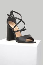Derimod Hakiki Deri Siyah Kadın Topuklu Ayakkabı 18SFD125518 - 1