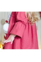 PixyLove Kırmızı Kız Çocuk Elbise Candy - 4