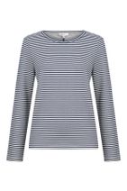 İpekyol Kadın Lacivert Uzun Kollu T-Shirt IS1180070087 - 4