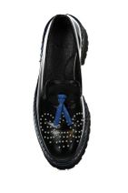 Elle Shoes Hakiki Deri Siyah Kadın Loafer - 5