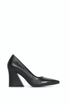İLVİ Katis Bayan Topuklu Ayakkabı Siyah Deri - 3