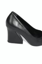 İLVİ Katis Bayan Topuklu Ayakkabı Siyah Deri - 5