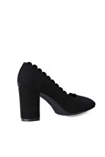 Derimod Hakiki Deri Siyah Kadın Topuklu Ayakkabı - 3