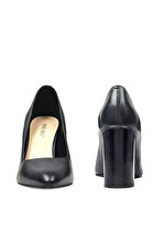 Nine West Hakiki Deri Siyah Kadın Klasik Topuklu Ayakkabı 25028382-169 - 5