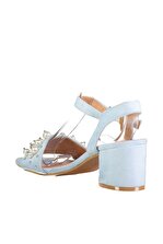 Derimod Mavi Kadın Klasik Topuklu Ayakkabı - 3