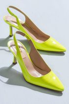 Elle Shoes MYELENE Sarı Fosfor Kadın Ayakkabı - 1