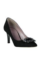 İnci Siyah Kadın Klasik Topuklu Ayakkabı 120130008701 - 13