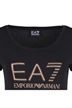EA7 Siyah Kadın T-Shirt - 3