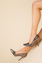 SOHO Platin Kadın Klasik Topuklu Ayakkabı 14501 - 1