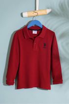 U.S. Polo Assn. Kırmızı Erkek Cocuk Sweatshirt - 1